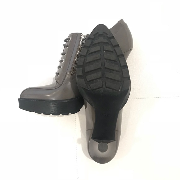 BALLY Lace-Up Platform Booties Sz 39 - Picture 7 of 8